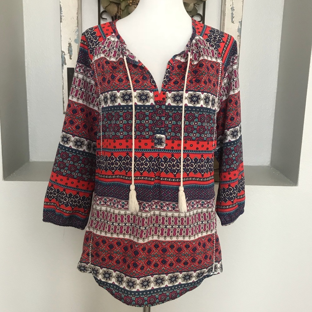 19 Cooper Bohemian Persian Turkish Rug Peasant Blouse